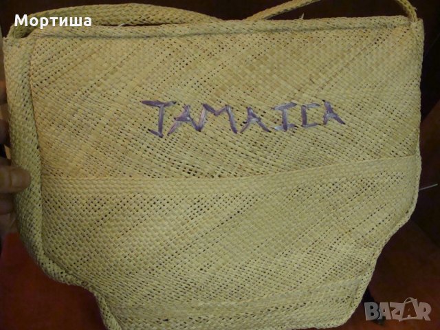  Ръчно изработена чанта от Ямайка РАЗПРОДАЖБА, снимка 4 - Чанти - 27648059