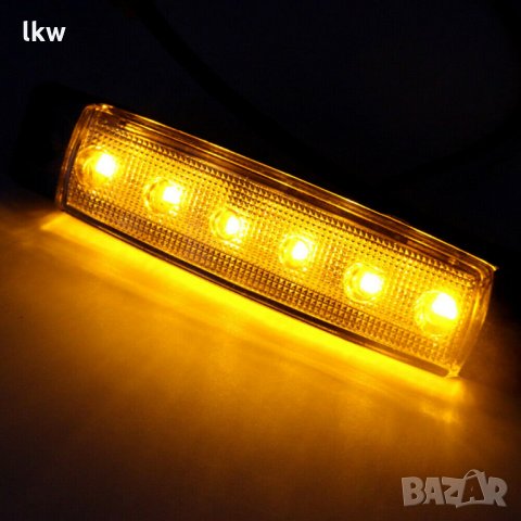 LED Диодни габарити, светлини, токоси, 12/24v за камиони ремаркета, снимка 2 - Части - 27053528