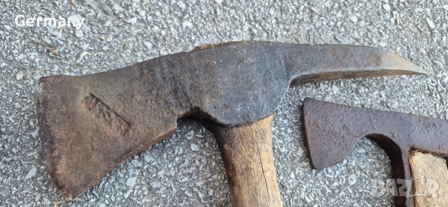 стара немска брадва, снимка 4 - Антикварни и старинни предмети - 52859165