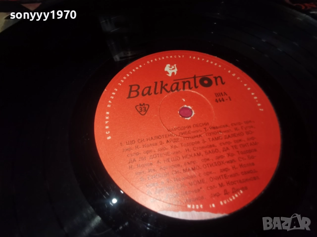НАРОДНИ ПЕСНИ 1112251859, снимка 4 - Грамофонни плочи - 52740629