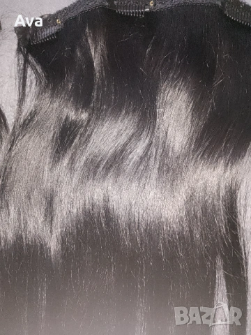Beauty Works черни удължения за коса 16 инча , снимка 3 - Аксесоари за коса - 49052937
