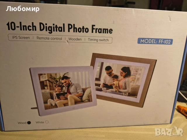 10.1" цифрова фоторамка с дистанционно управление, 1280 * 800 IPS Full View ултра ясен екран , снимка 10 - Декорация за дома - 53204104