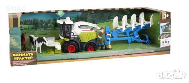 Трактор Фигура на животно Звуци и светлини, снимка 3 - Коли, камиони, мотори, писти - 43101576