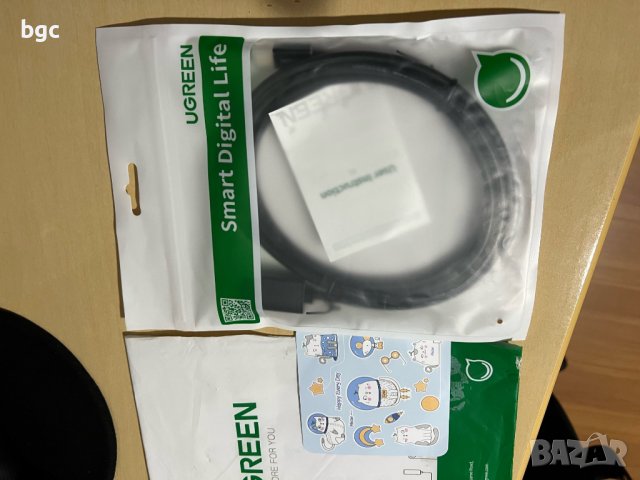 НОВ КАБЕЛ Thunderbolt Mini Displayport към DisplayPort Кабелен адаптер Mini DP към DP конвер, снимка 12 - Друга електроника - 39756208