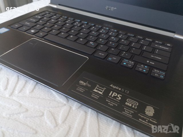 Продавам перфектен лаптоп-ултрабук Acer Aspire S13 с гаранция, снимка 5 - Лаптопи за работа - 43563384