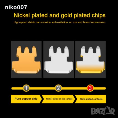  RJ45 конектори Модулен щепсел - Cat 7 8P8C Мрежа RJ 45 кабел за пресоване на Ethernet конектор , снимка 5 - Суичове - 34620687