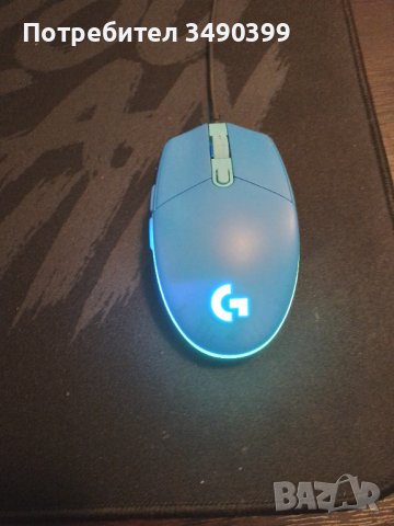 Gaming мишка logitech g102 в синьо