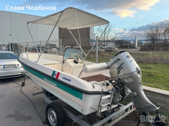  Лодка Cosiver 450 Italy Honda Bf 40 , снимка 2 - Воден транспорт - 53406538