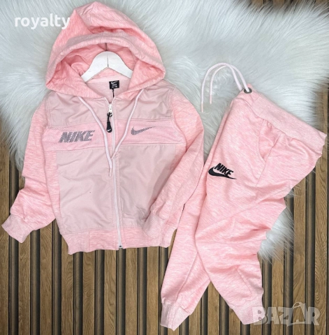 Nike Детски Розов Комплект 5-6г 8-9г 10-11г 12-13г 
