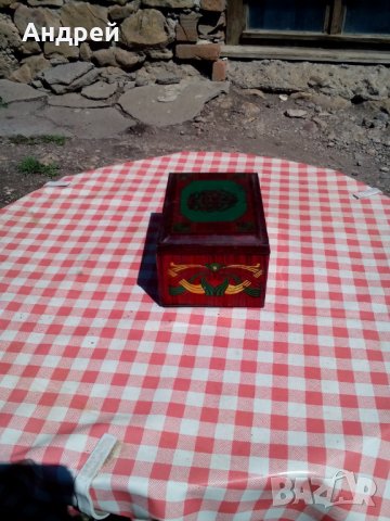 Стара метална кутия #6, снимка 2 - Антикварни и старинни предмети - 28653286