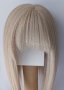 Уникална къса руса перука с бретон, снимка 4