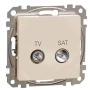 Продавам TV+SAT Розетка крайна 4dB Крем SCHNEIDER ELECTRIC Sedna Design, снимка 1 - Други - 44898068
