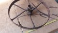 възрожденско колело от каруца, двуколка - направено на полилей , снимка 9