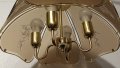 Абажур (полилей) - метален с 6 стъкла  - и 4 х 10W - Нови LED крушки, снимка 2