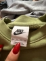 Спортна страхотна  ватирана памук памучна  зелена блуза Nike nike 100% оригинал, снимка 4