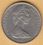 20 цента 1967, Нова Зеландия, снимка 2