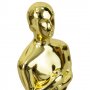 Статуетката Оскар 21.5 см от метал имитиращ злато. Подходяща за награждаване на участниците в творче, снимка 2