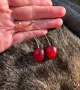 Атрактивни обеци череши, снимка 2