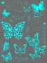 Пеперуди светещ флуоресцентен неонов лист временна татуировка татос татус Tattoo, снимка 4