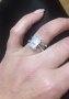 Сребърен пръстен с лунен камък, снимка 2