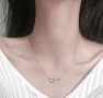 Тотална разпродажба - 50% Сребърно колие /infinity2/, снимка 3