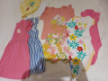Малък лот летни дрехи момиче 6-12 месеца, снимка 1