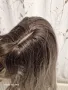 Дълга сива вълниста перука, снимка 8