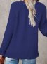 Дамски ежедневен моден плетен пуловер с V-образно деколте, 5цвята - 023, снимка 9