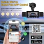 Нов Dash Cam Автомобилна камера 360° 4 канала 2K WiFi 8 IR лампи 64GB карта, снимка 3