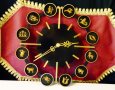 Selva бронзов стенен часовник зодиак,зодии. , снимка 1 - Антикварни и старинни предмети - 33339478