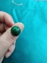Сребърен пръстен с Малахит, снимка 1