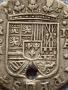 Сребърна монета 2 реала 1723г. Испания Филип пети Мадрид 49536, снимка 7