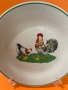 Luciano Collection. Винтидж порцеланова чиния с петел и кокошка., снимка 2