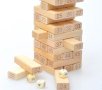 Дървена Дженга Кула с 4 зара и 54 блокчета JENGA / дървен строител , снимка 6
