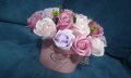 Букет от 21 броя ароматни сапунени рози, снимка 1