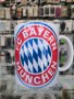 Бяла порцеланова чаша с логото на ФК Байерн Мюнхен / BAYERN MUNCHEN, снимка 3