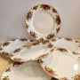 Комплект от 6 чинии 26см Royal Albert Old Country Roses, снимка 7