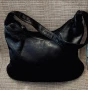 Черна кожена чанта, снимка 1