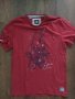 g star g-no r t s/s - страхотна мъжка тениска ЦВЯТ ЧЕРВЕН , снимка 4