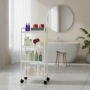 Компактна дизайнерска количка-етажерка за организиране на баня и кухня, снимка 7