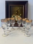 Кристални чаши за ракия Murano Medici, снимка 1