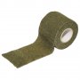 Еластична текстилна камуфлажна лента , цвят ''олив'', снимка 1 - Оборудване и аксесоари за оръжия - 32478000