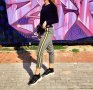 Спортно елегантен сив панталон джогър Bershka, снимка 2