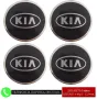 Стикери 90мм за Kia Киа / алуминиеви емблеми за тасове / капачки / джанти самозалепващи, снимка 1
