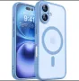 Phone 16,16pro,16Max,16+ MagSafe case с протектор за камерите 5цвята, снимка 5