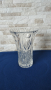 Голяма кристална ваза - Завод Китка - 22см, снимка 1 - Антикварни и старинни предмети - 36573018