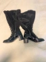 Елегантни дамски ботуши (лак и велур), снимка 4