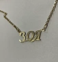 Златно колие с име"Зоя" 8.50гр.62.5см., снимка 4