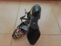 Обувки ЕСТЕСТВЕНА Кожа с Красив цветен Принт на цветя!НОВИ с Етикет! №36, снимка 4