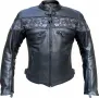 Кожено яке MotoMall Skull Chopper Master естествена кожа размери от S до 8XL , снимка 1